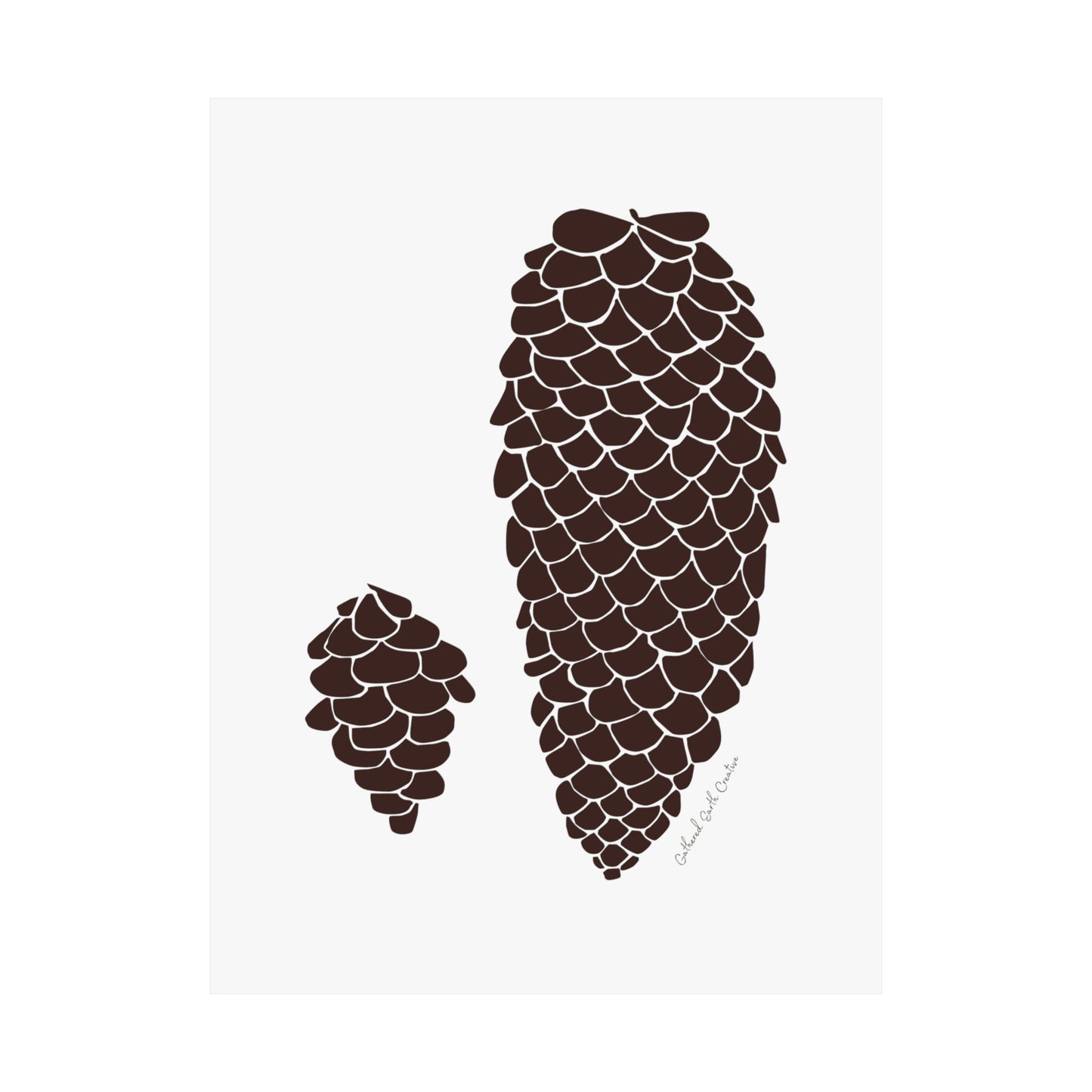 Nurture and Release, Pinecone Poster