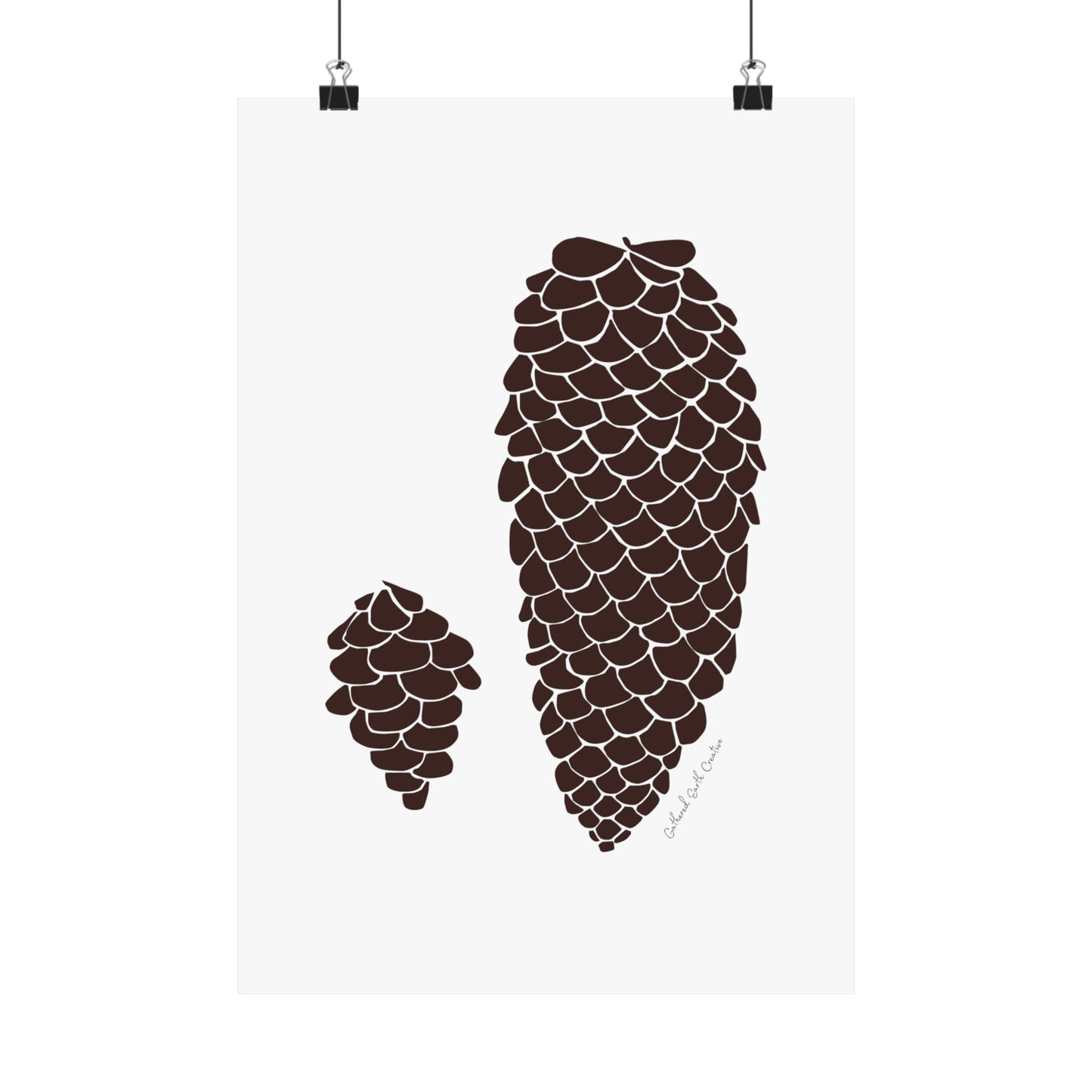 Nurture and Release, Pinecone Poster