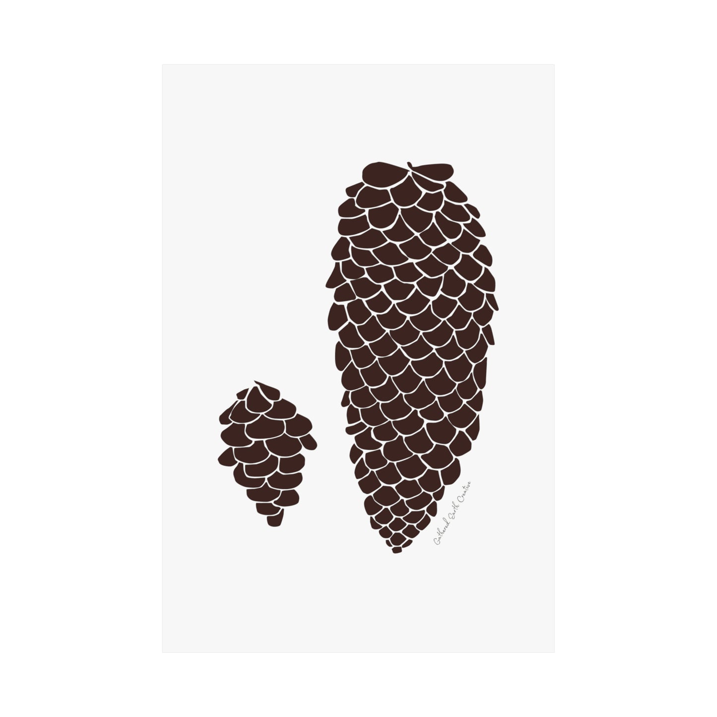 Nurture and Release, Pinecone Poster