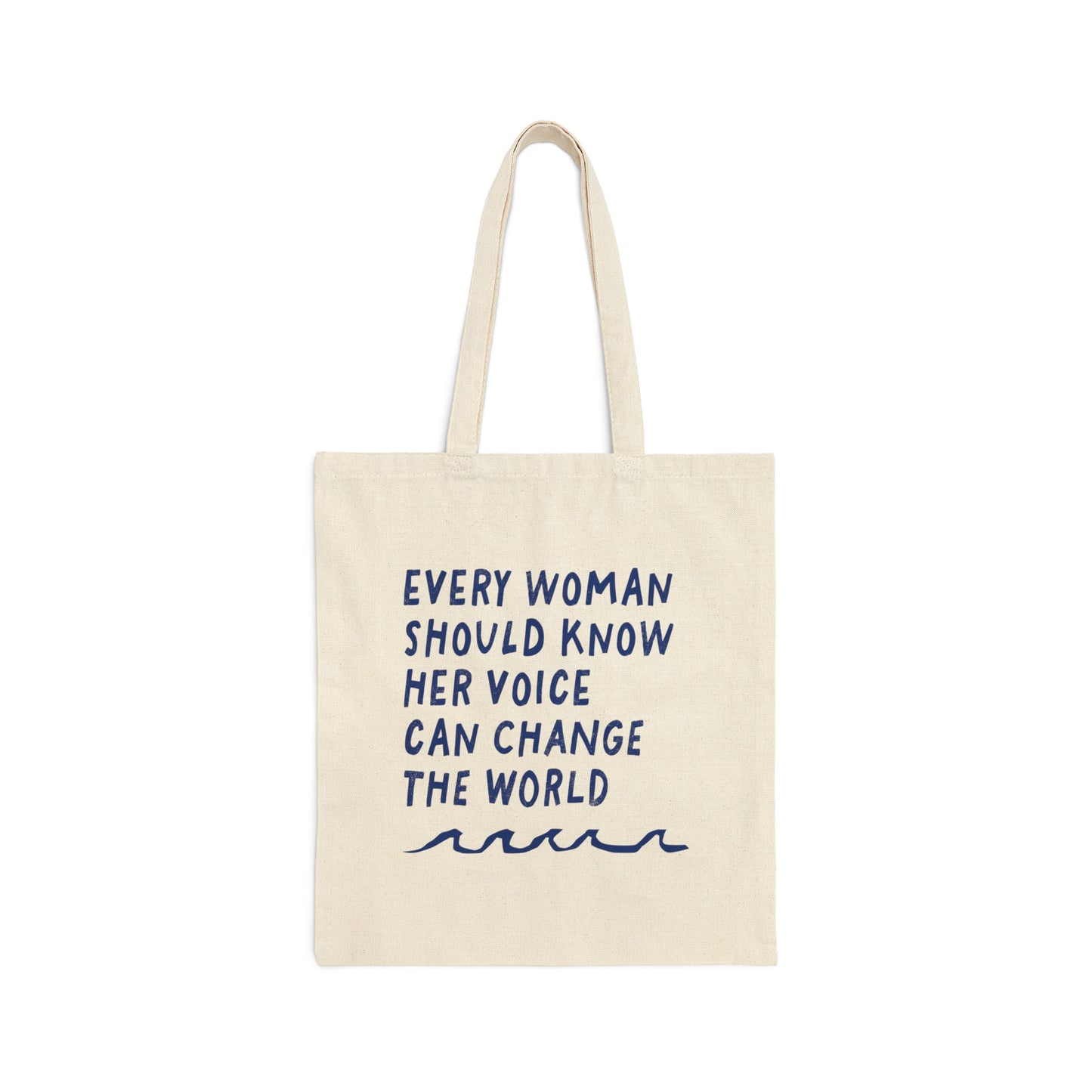 Manifesting Voice Mermaid, Canvas Bag