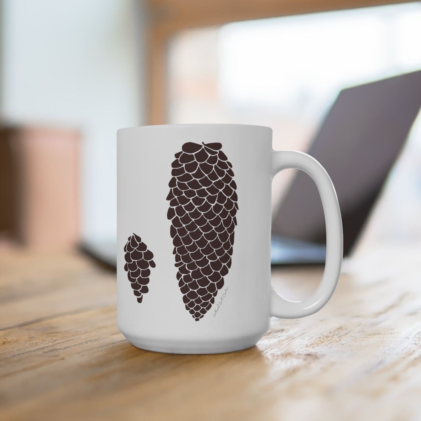 Nurture and Release Pine Cone Mug, 15oz