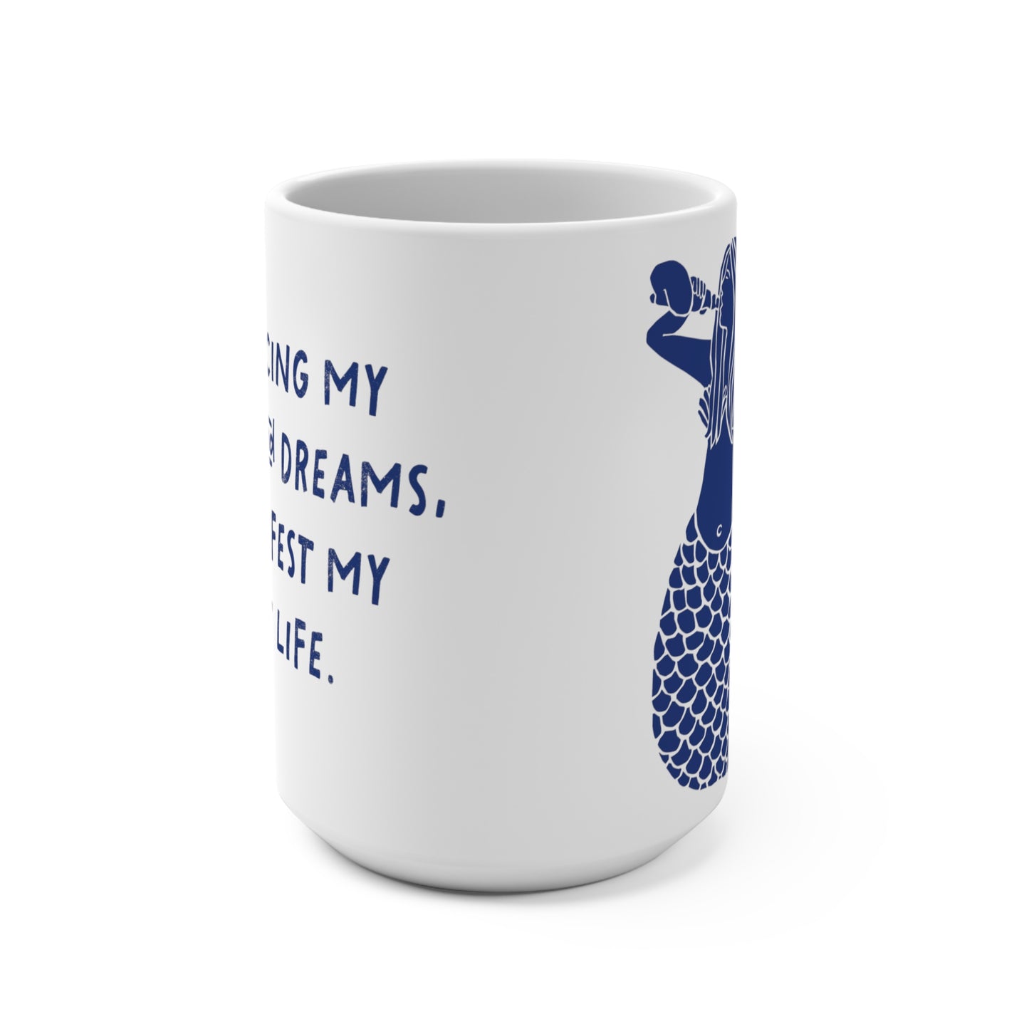 Voice Manifesting Mermaid Mug 15oz