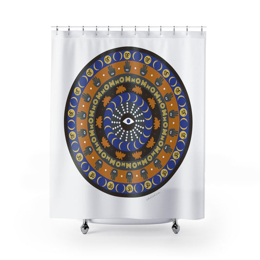 Yoga Mandala, Shower Curtain