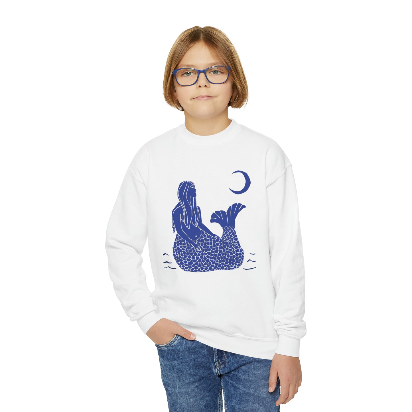 Mermaid Moonlight Kids' Sweatshirt