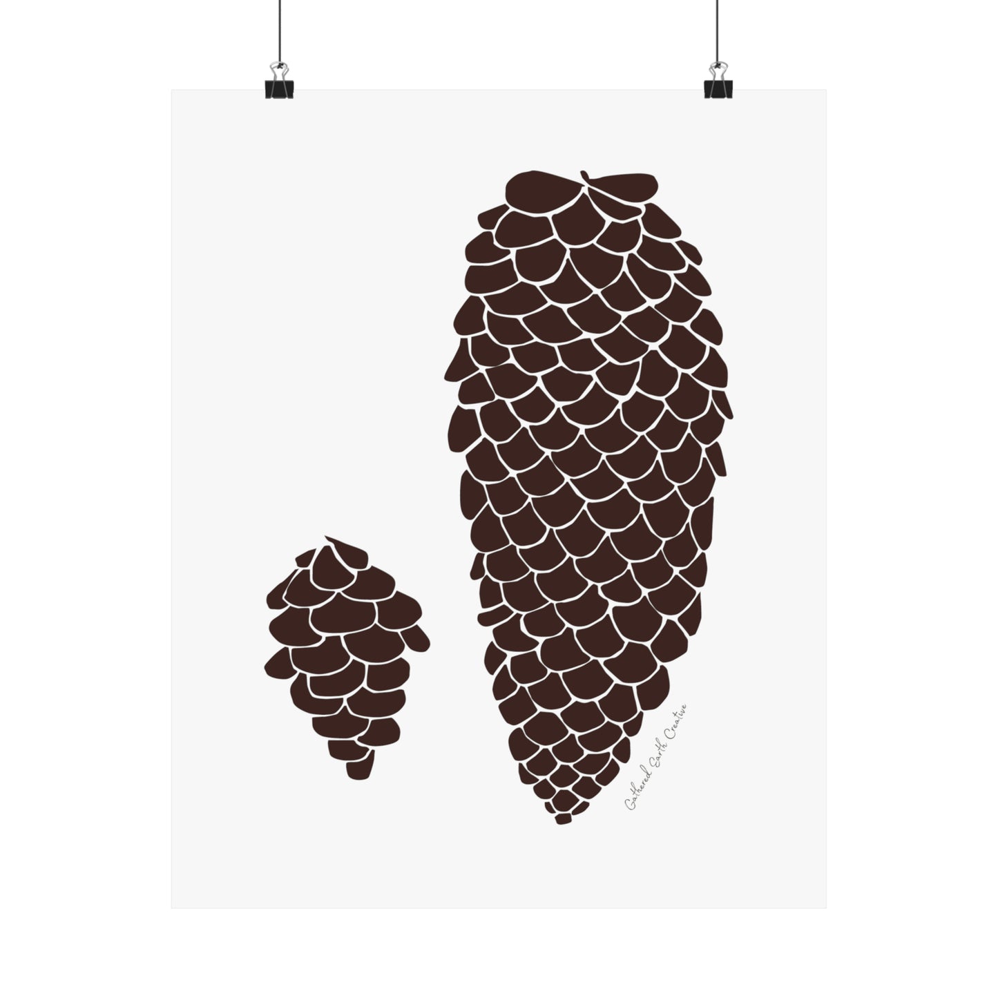 Nurture and Release, Pinecone Poster