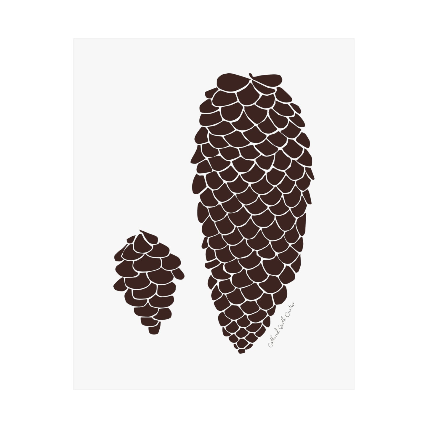 Nurture and Release, Pinecone Poster