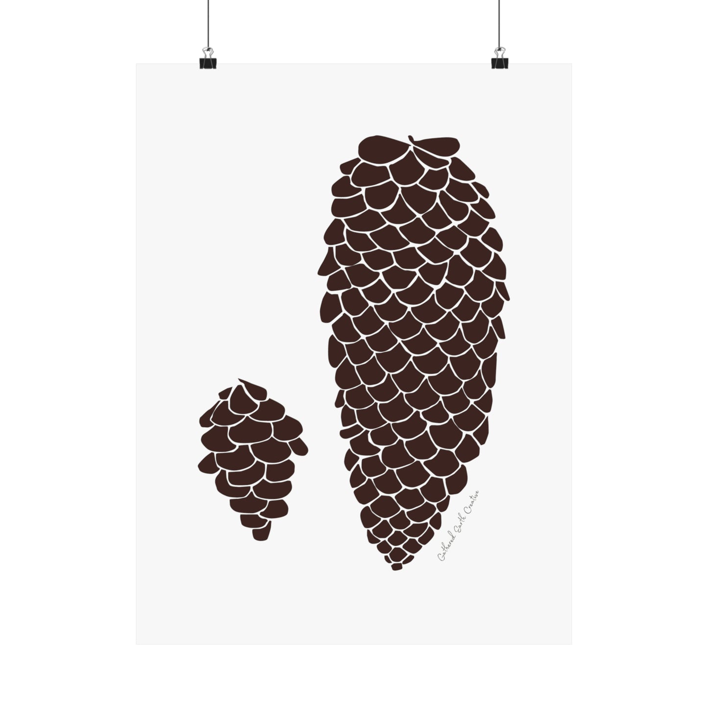 Nurture and Release, Pinecone Poster