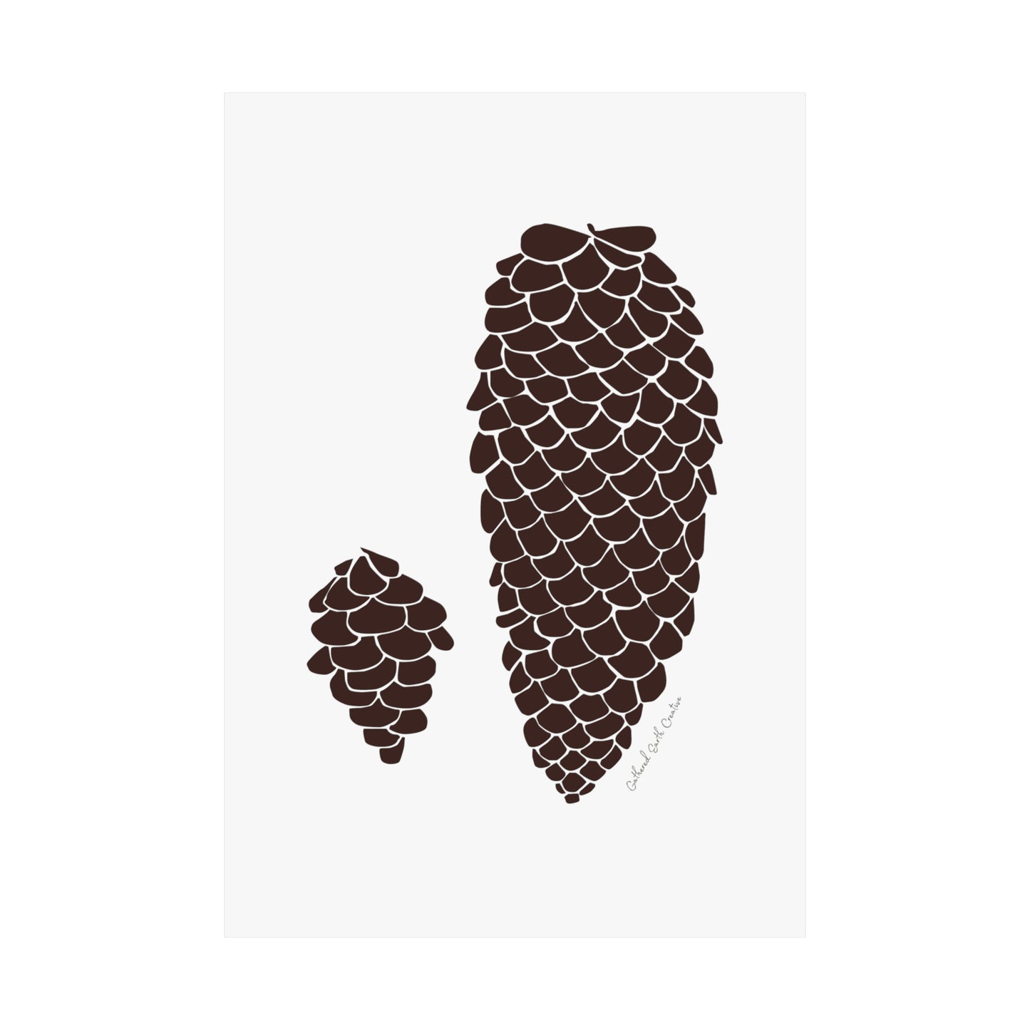 Nurture and Release, Pinecone Poster