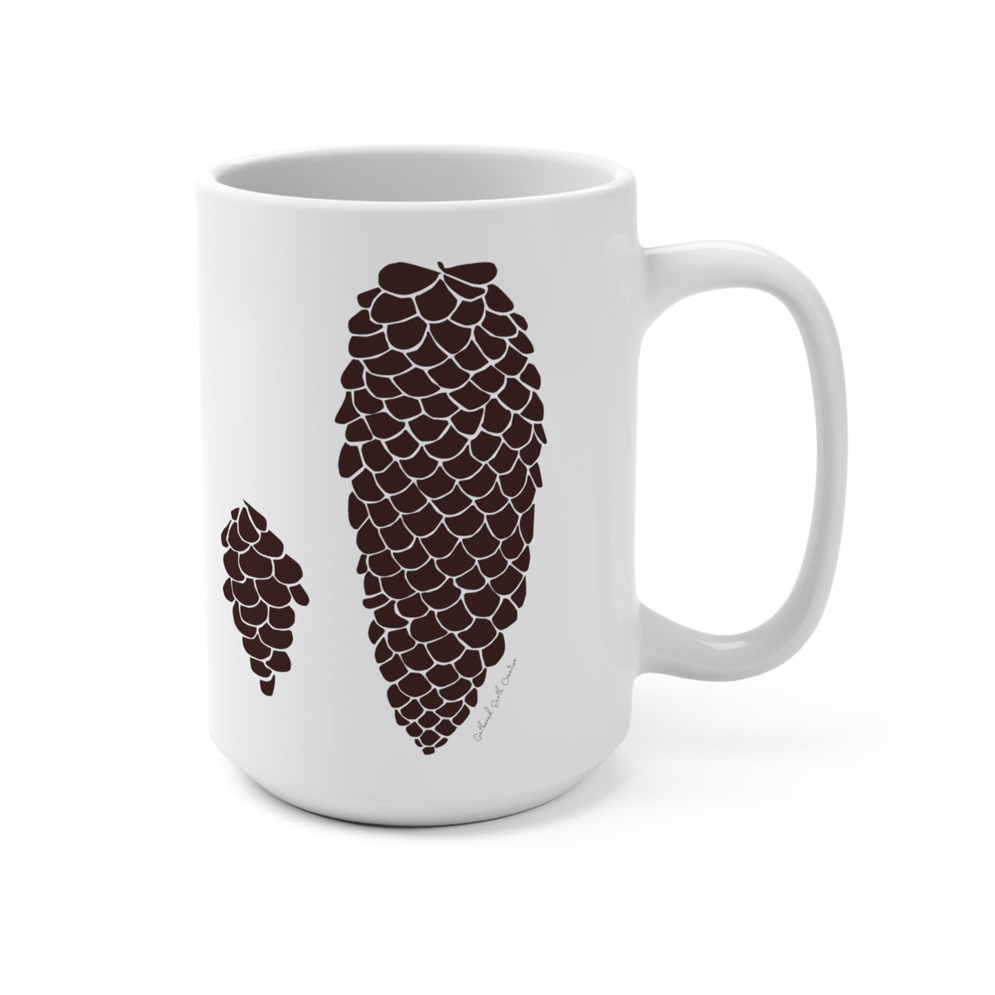 Nurture and Release Pine Cone Mug, 15oz