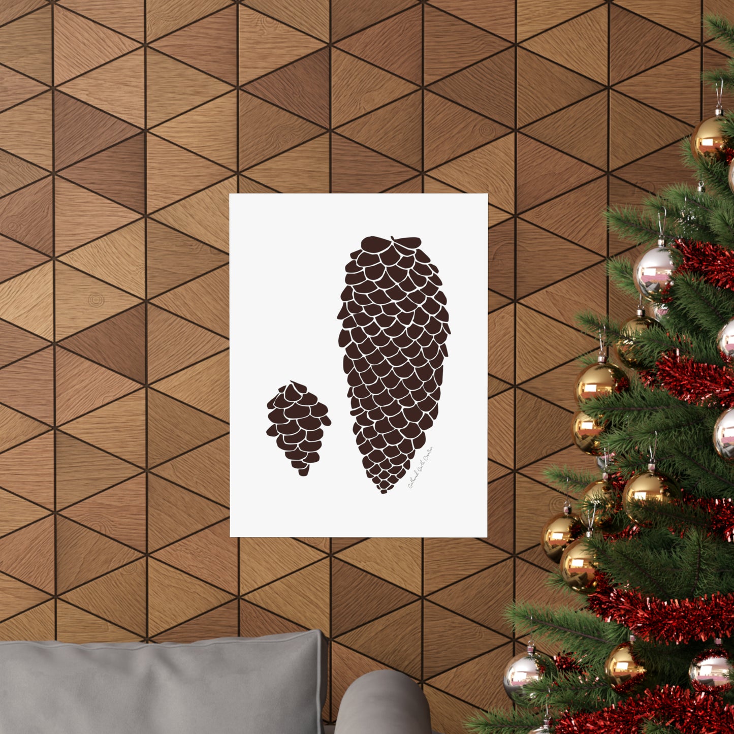 Nurture and Release, Pinecone Poster